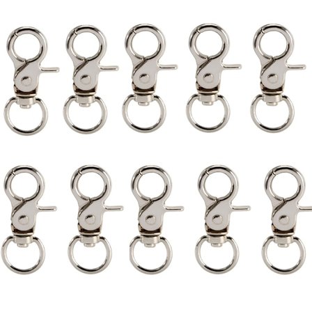 Krabbeformede clips - 10-pak