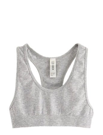 Lindex Top Seamless Melange - Grey - 170