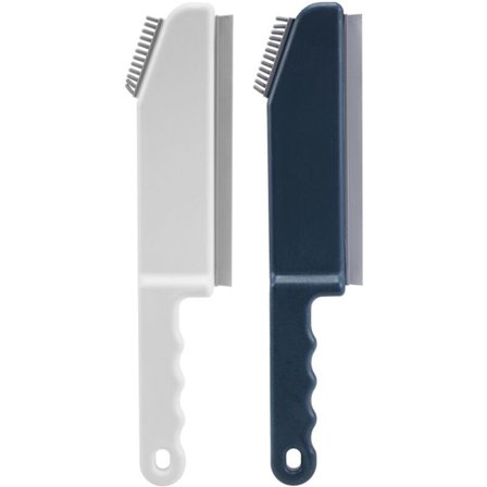 Multifunksjonell rengjøringsbørste, flat børste, skrapebørste, 3 i 1, for kjøkken, bad og stue