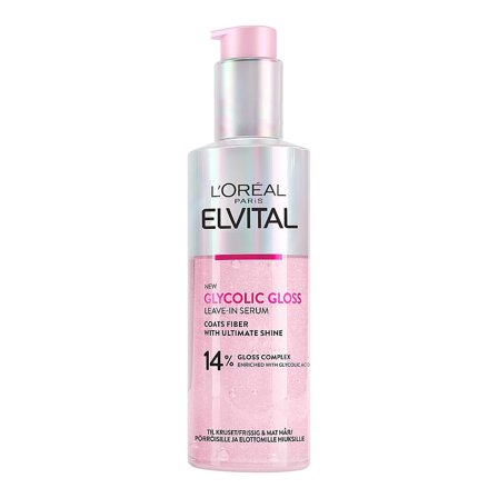 L'Oréal Paris Glycolic Gloss, Blød- og Glansgivende Leave-in Serum 150 ml, Hår, Hårstyling, Hårspray / Hårlak