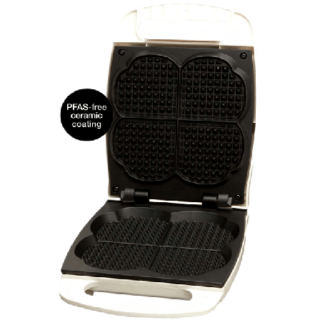 Åviken Våffeljärn Singel Classic 904.2 Keramiskt Köksmaskiner Unisex Vit