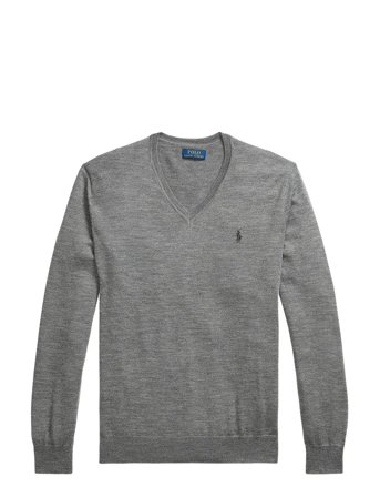 Polo Ralph Lauren | Slim Fit Washable Wool V-Neck Sweater | M