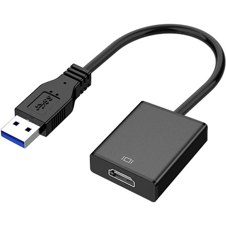 USB till HDMI-adapter för flera skärmar 1080P Kompatibel med Windows XP/ 7/ 8.
