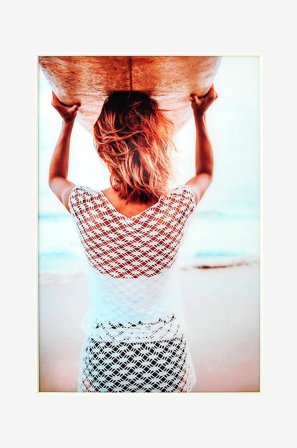 Nordic Furniture Group - Bilde Surf Blanco - Flerfarget - Bilder & skilt - Fra Homeroom