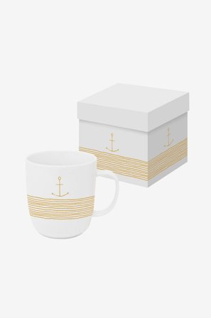 Paperproducts Design - Mugg Pure Anchor Matt 35 cl - Vit - Koppar & muggar - Från Homeroom