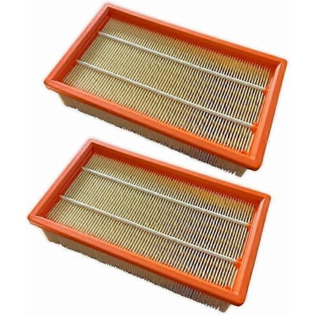 Karcher NT 25/1 Ap/NT 35/1 Ap/NT 45/1 NT 55/1 NT 361 NT 561 NT 611 Tact Te M Eco -mallisiin imureihin sopiva tasainen poimutettu suodatin