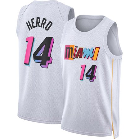 ordely herre 2022-23 City Edition iami Heat Jimmy Butler #22 Hvid Dri-FIT voksen swingman trøje