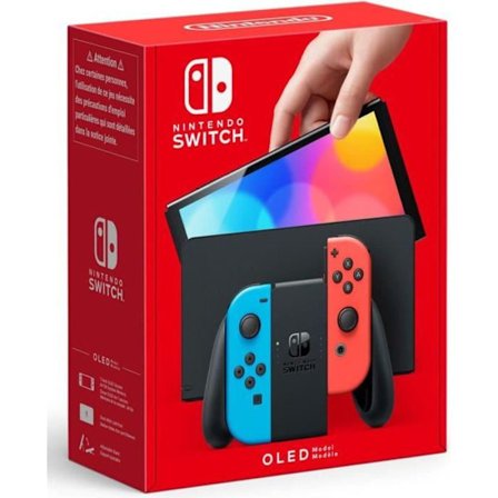 Spelkonsol NINTENDO Switch - OLED-modell Neonblå & Neonröd