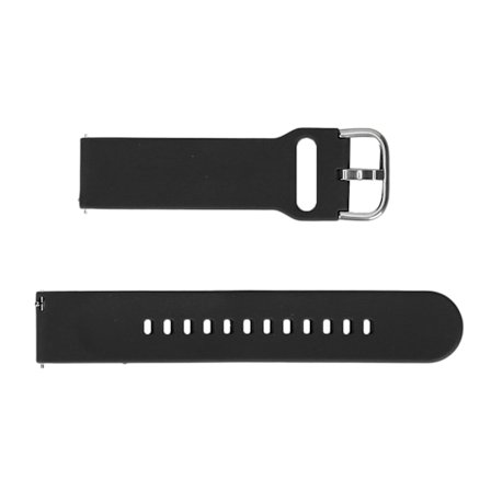 Silikon Smartwatch Armband 20mm Enfärgad för Amazfit GTS 3 GTS 2 Bip S Bip U Svart