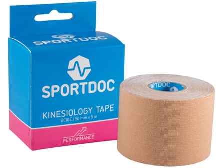 Sportdoc Kinesiology Tape, 50 mm x 5 m, beige, 1 stk.