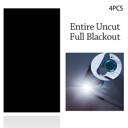 4ST Autodekaler Blackout-klistermärken 4PCSB(FULL SKUGNING) B(FULL