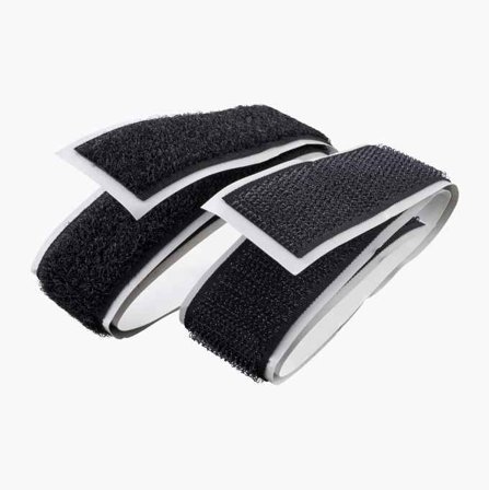 Kardborreband svart 0 5 m x 25 mm - Biltema