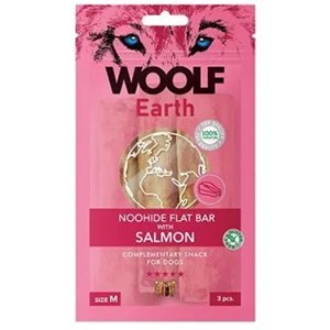 Woolf Earth Noohide flat bar, Salmon, Medium, 3 st