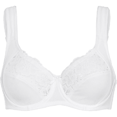 Swegmark Cotton Bloom Bygel-bh Bh Dam Vit 95d