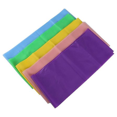 Motståndsband Set 5 Pack Elastiska Träningsband