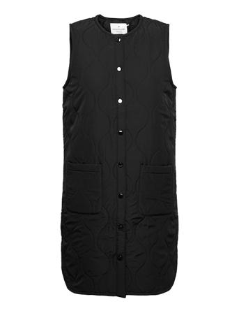 Recycled Vest Vests Padded Vests Svart Rosemunde