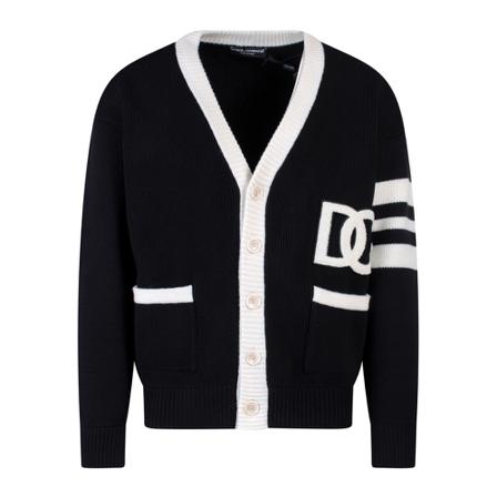 Dolce & Gabbana, Knitwear Gxk 44Zjbvr 7 Czarny, Mężczyzna, Rozmiar: L