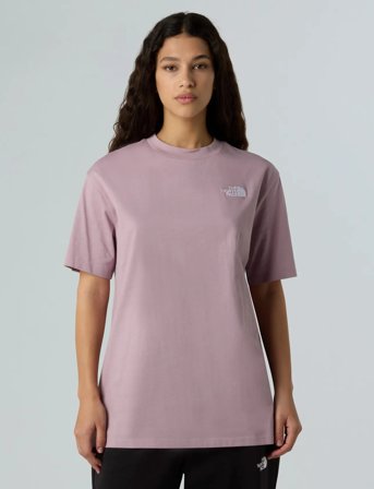 The North Face W Ss Essential Oversize Tee - Purple - M