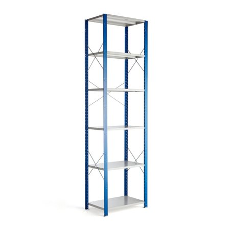 Regalsystem MIX, Basismodul, 3000 x 800 x 500 mm