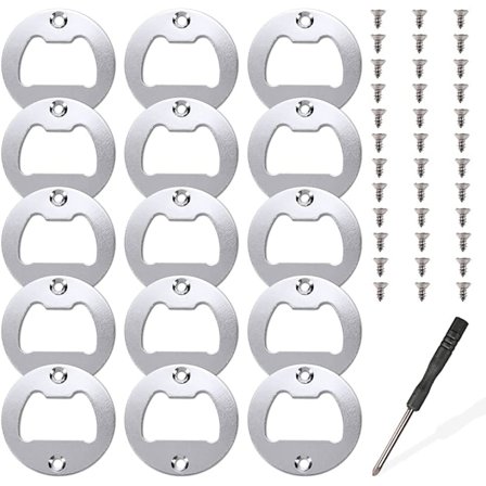 15 sarjaa pullonavaajan lisäosia, metalliset lisäosasarjat pulloon