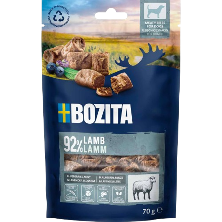 Bozita Hund - Snacks Meaty Bites Lam 70 g - Hund - Hundegodbiter & tyggebein - Belønningsgodbiter for hund - ZOO.no