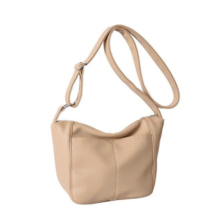 FashionBag Dumpling -olkalaukku tytöille naisille, rento laukku naisille, käsilaukku, crossbody-laukku, yksivärinen trendikäs laukku, valkoinen