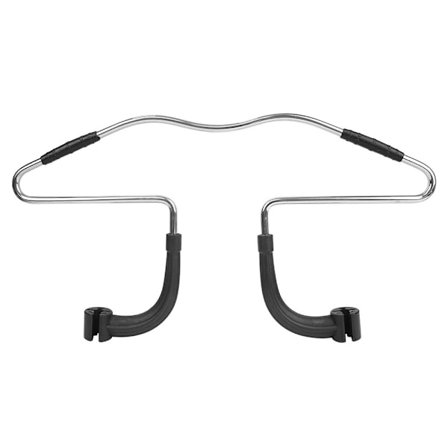 Metal bilbøjle - Skridsikker - Jernbøjle - Egnet til nakkestøtte - Rejser i bil - Sølv