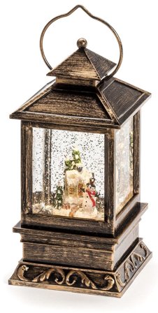 Konstsmide 2808-000 Lykt vannfylt, snømann, Belysning