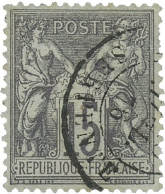 Frankrig 1876 - YT 66 - Stemplet