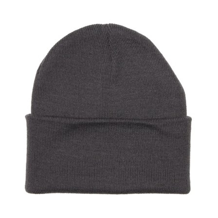 Beechfield - Graphite Grey Cuff Blank Beanie Cuff Grey Beanie - @ Hatstore