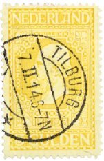 Holland 1913 - NVPH 100 - Stemplet