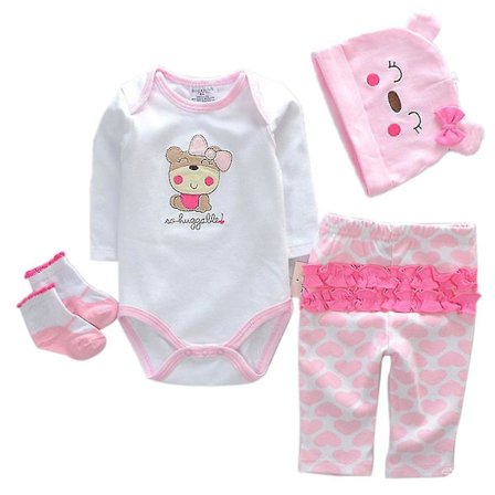 20-22 tum Simulering Baby Lätt att bära Barnleksak Rolig Reborn Doll Kläder Set Nytt