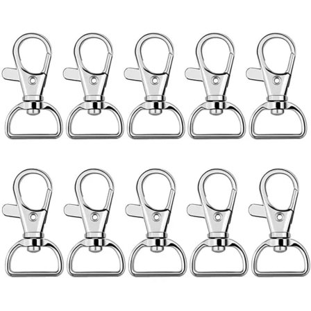 Karabinhage nøglering taske, 50 stk, til 360° nøgleringe