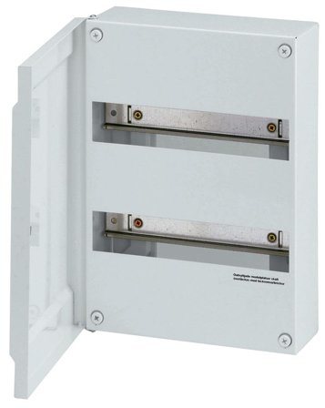 Hager GD213N Normkapsling 13 moduler/rad, utenpåliggende, metall 2 rader, Elfordeling & strømforsyning