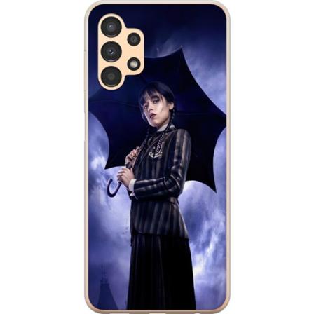 Samsung Galaxy A13 Gjennomsiktig deksel Wednesday Addams