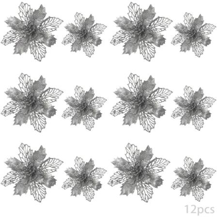 IC 24 stk. Julblomster Julblomster Dekorasjon Juletre