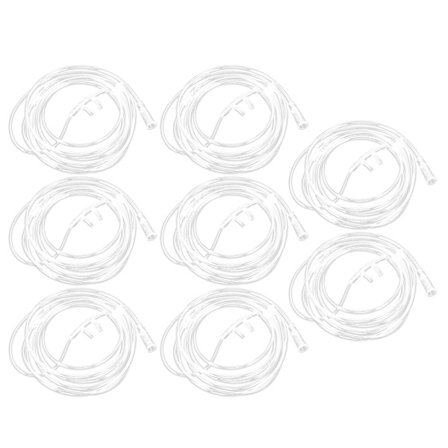 8 stk profesjonelle nesekanyler for nesesurstoffrør, enkelt