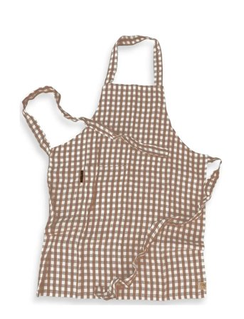 Lovely Linen Misty Apron - Brown - ONE SIZE