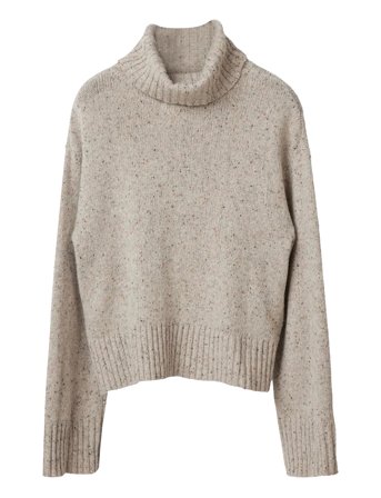 Lexington Clothing | Wool Blend Roll Neck Knitted Sweater | XS