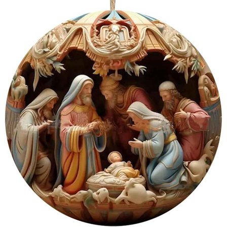 #Akryl 3D julepynt - hengende dekorasjoner#