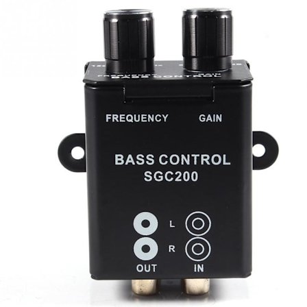 Universaali auton vahvistin kaiuttimen bassosäädin RCA taajuuden säätö Sgc200