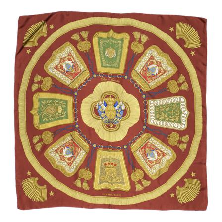Hermès Vintage, Pre-owned Scarf Rood, Dames, Maat:ONE Size