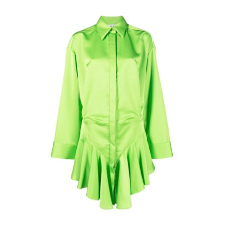 The Attico, Short Dresses Groen, Dames, Maat:S