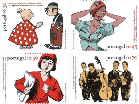 Portugal - Tegneserier - Postfrisk sæt 4v
