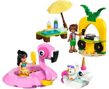 LEGO-Friends Poolparty med enhjørning og flamingo 42658-LEGO Friends Poolparty med enhjørning og flamingo 42658-LEGO-LEGO
