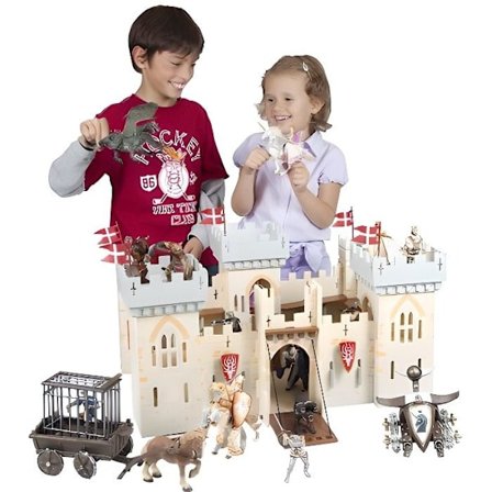 PAPO puinen linna - Mestarimman linna - Lapsille alkaen 3 vuotta