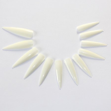 24 stk neglespidser stilet ekstra lange spidser falske negle neglespidser