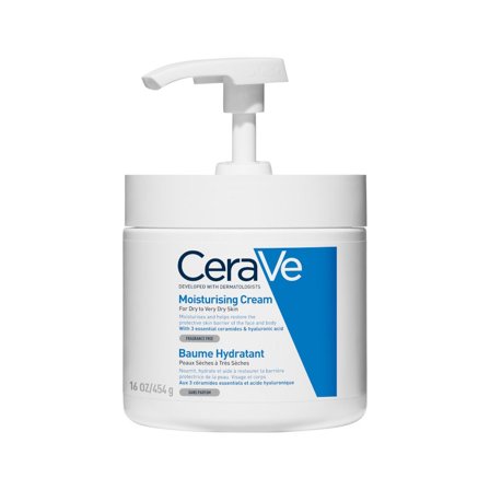 CeraVe Crema Corpo Idratante Pelle Molto Secca con Dispenser 454