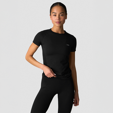 ICANIWILL Seamless t-skjorte Svart
