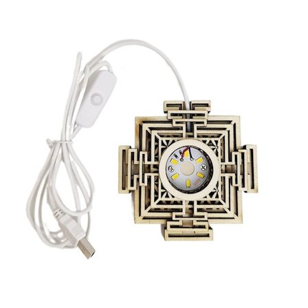 Krystalkuglestativ Natursten Kugleholder WARM LIGHTC C